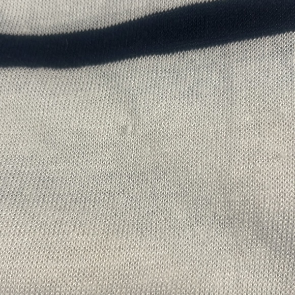 Frame White Multi Striped Knit Drawstring Maxi Dress - Picture 10 of 12